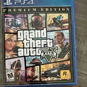 PlayStation 4 Grand Theft Auto video game.